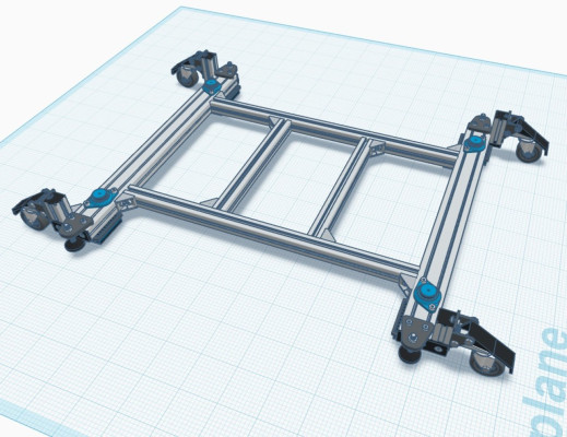 5780U Base Frame - Dampers+Wheels - 5780U_LowerFrame_9839b2e4fb0bc2d5a3809127fdb5eb8c